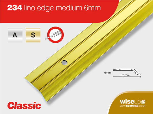 LINO EDGE 6MM ALUMINIUM  6MM - Woodworkers.ie - 