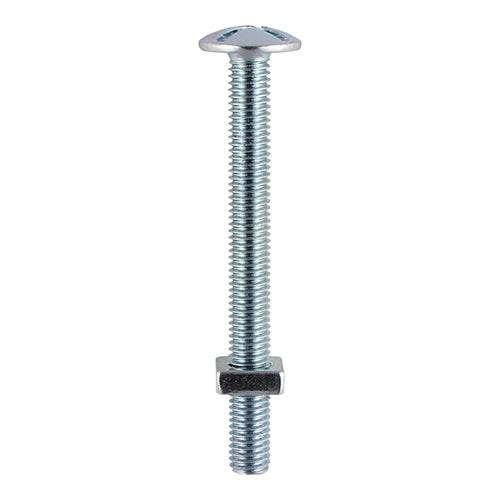 M6X40 Roofing Bolt &Sq Nut  Pk8 - Woodworkers.ie - 
