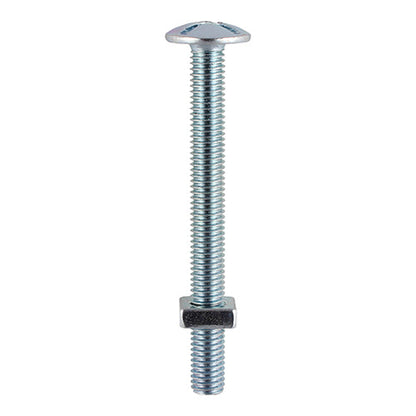 M6X40 Roofing Bolt &Sq Nut  Pk8 - Woodworkers.ie - 
