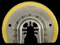 ABRACS 87mm TIN COATED RADIAL MULTI-TOOL BLADE WOOD & METAL