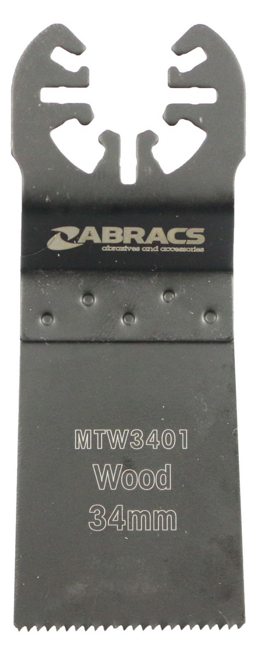 ABRACS 34MM MULTI-TOOL WOOD BLADE 5PC