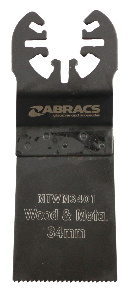ABRACS 34MM MULTI-TOOL WOOD & METAL BLADE