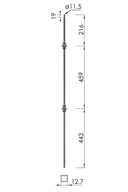 MATRIX SQUARE STAIR PARTS