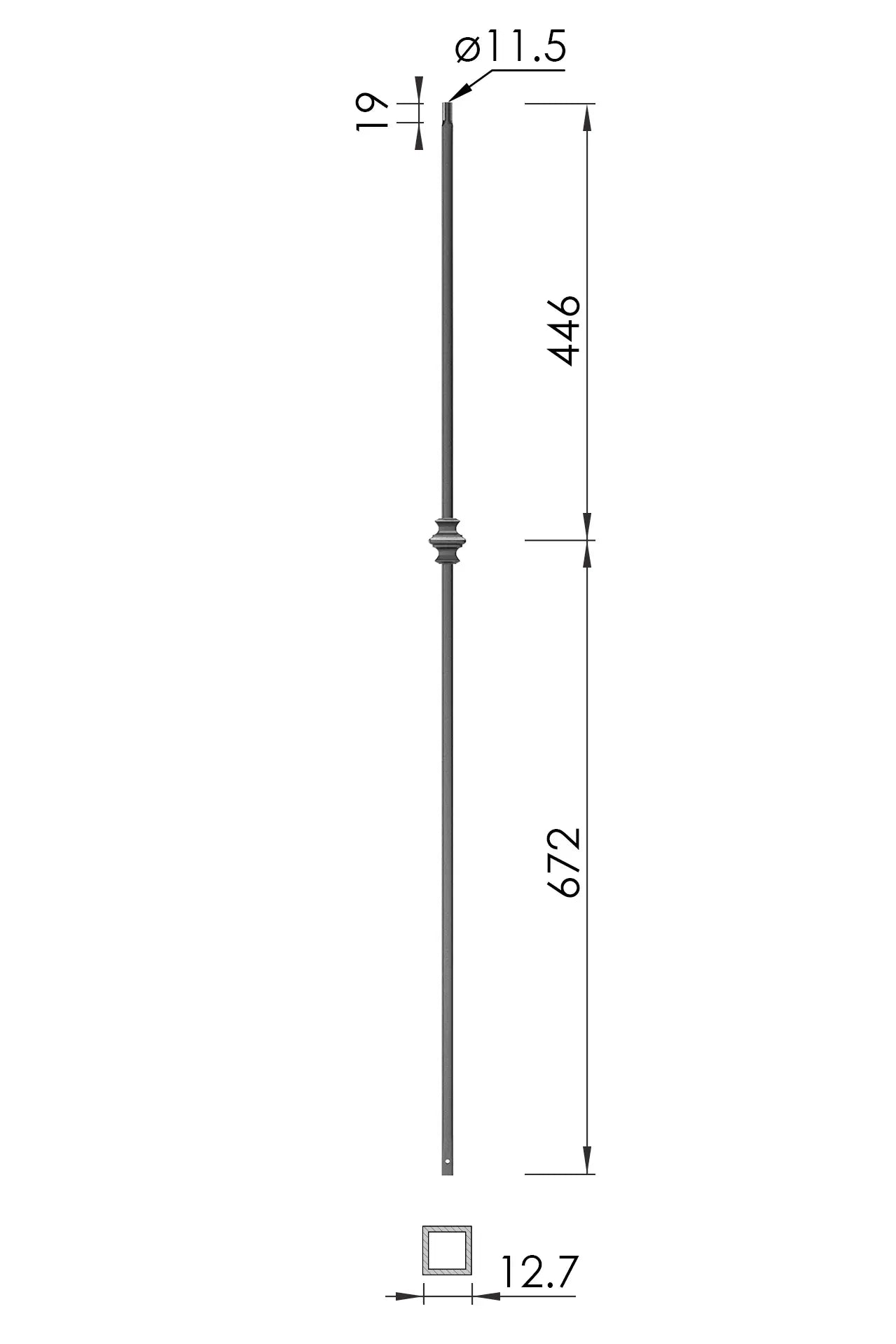 MATRIX SQUARE STAIR PARTS
