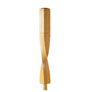 Milano Long Square Newel Post - Woodworkers.ie - 