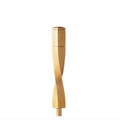 Milano Short Square Newel Post - Woodworkers.ie - 