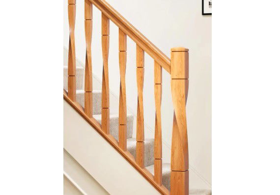Milano Short Square Newel Post - Woodworkers.ie - 