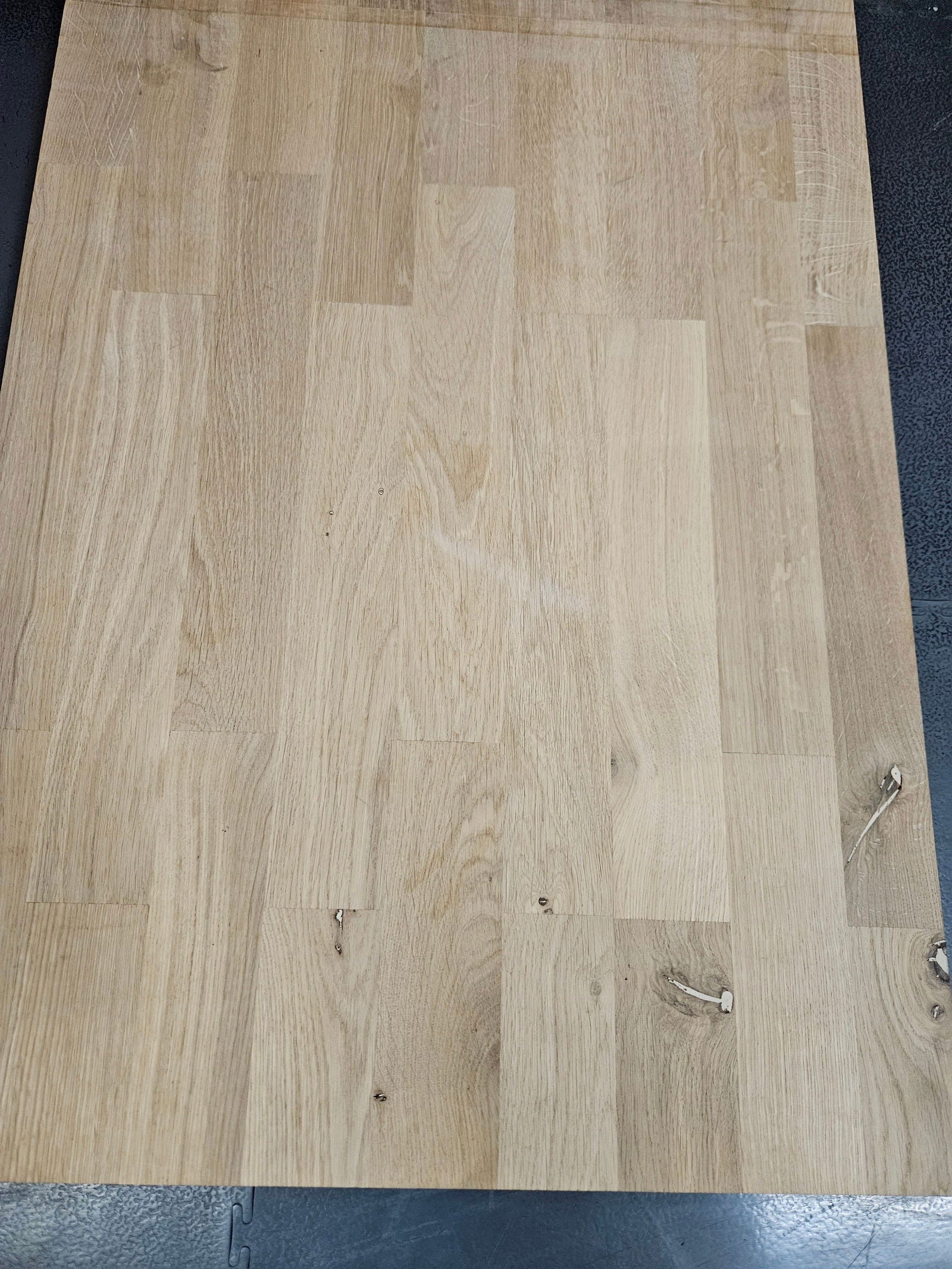 Oak Furniture Panel**Oak  4mm  Jointed Staves On Both Sides  Of 12mm Mdf Core ** 2380 X 1200  X 20mm - Woodworkers.ie - 