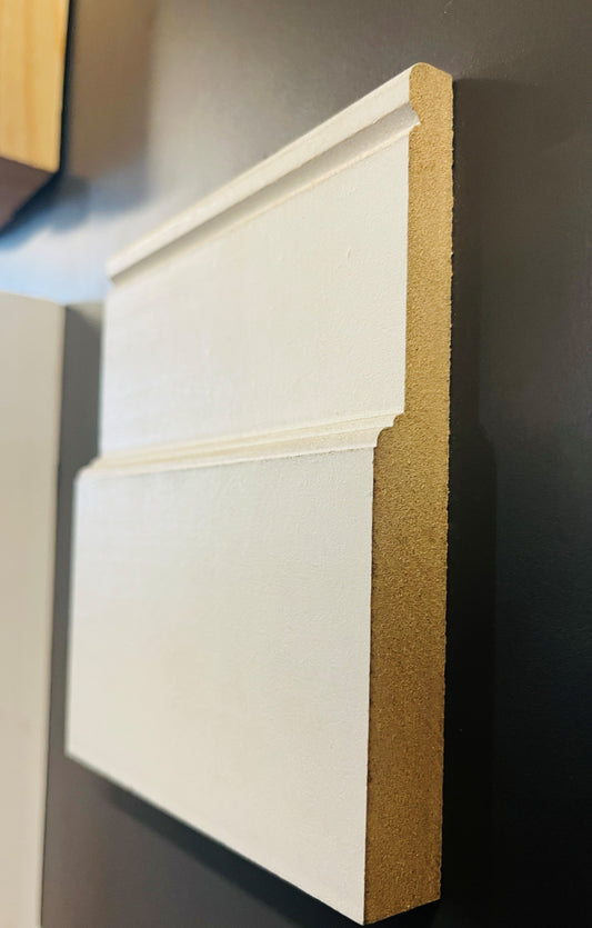PRIMED M.D.F   2.44MT( 8FT) LENGTH - BASE PART  FOR 3 PART  ARCHITRAVE