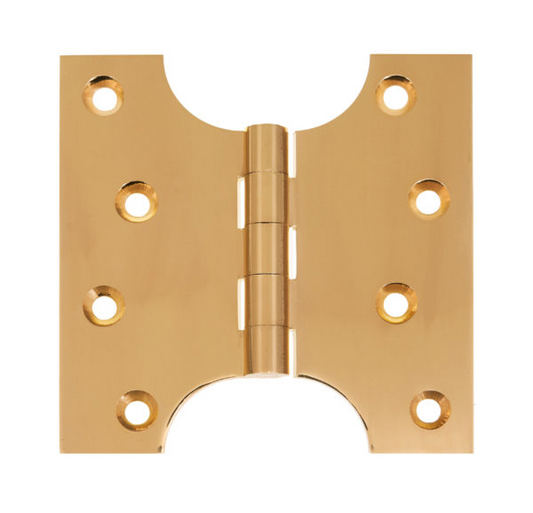 PARLIAMENT HINGE BRASS 102 X 51 X 102 - Woodworkers.ie - 