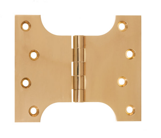 PARLIAMENT HINGE BRASS 102 X 76 X 127 - Woodworkers.ie - 
