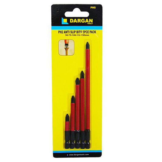 PH2 BITS ANTI SLIP 5PK - Woodworkers.ie - 