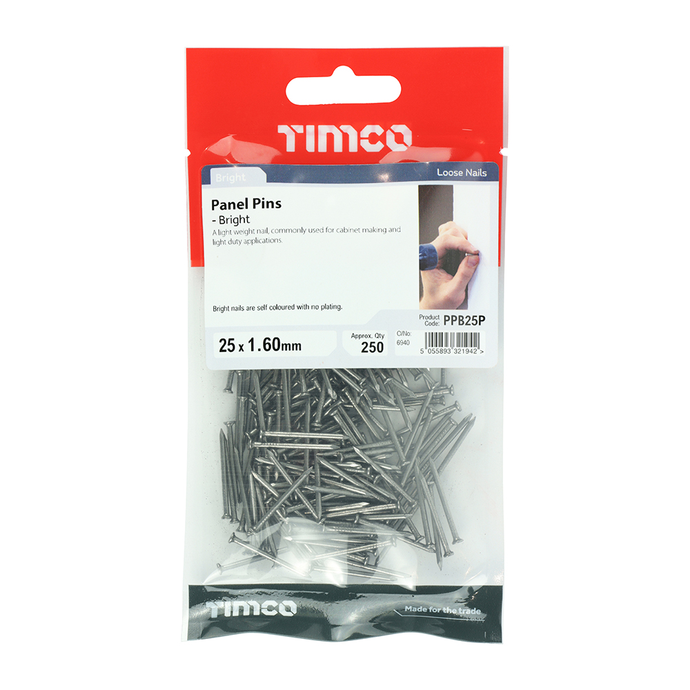 TIMCO PANEL PINS  ( 4 Variants available)