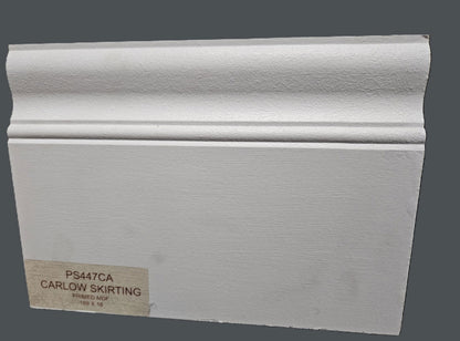 Primed M.D.F. 7" Carlow  Skirting  X 4.4Mt Length - Woodworkers.ie - 
