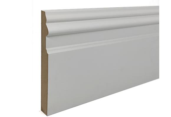 Primed Mdf Skirting Victorian 194mm X 22mm X 4.4mt