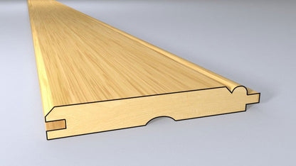 R.DEAL 4" BEADED SHEETING  PACK 10 X  4.5M  (15FT) - Woodworkers.ie - 
