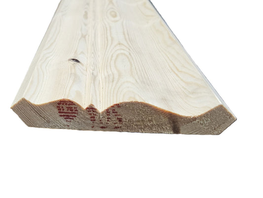 RED DEAL MOULDED CORNICE  142 X20   PER 4.2mt LENGTH - Woodworkers.ie - 
