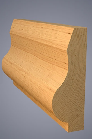 RED DEAL SMALL  OGEE 29mm X 10mm X 2.4mt - Woodworkers.ie - 