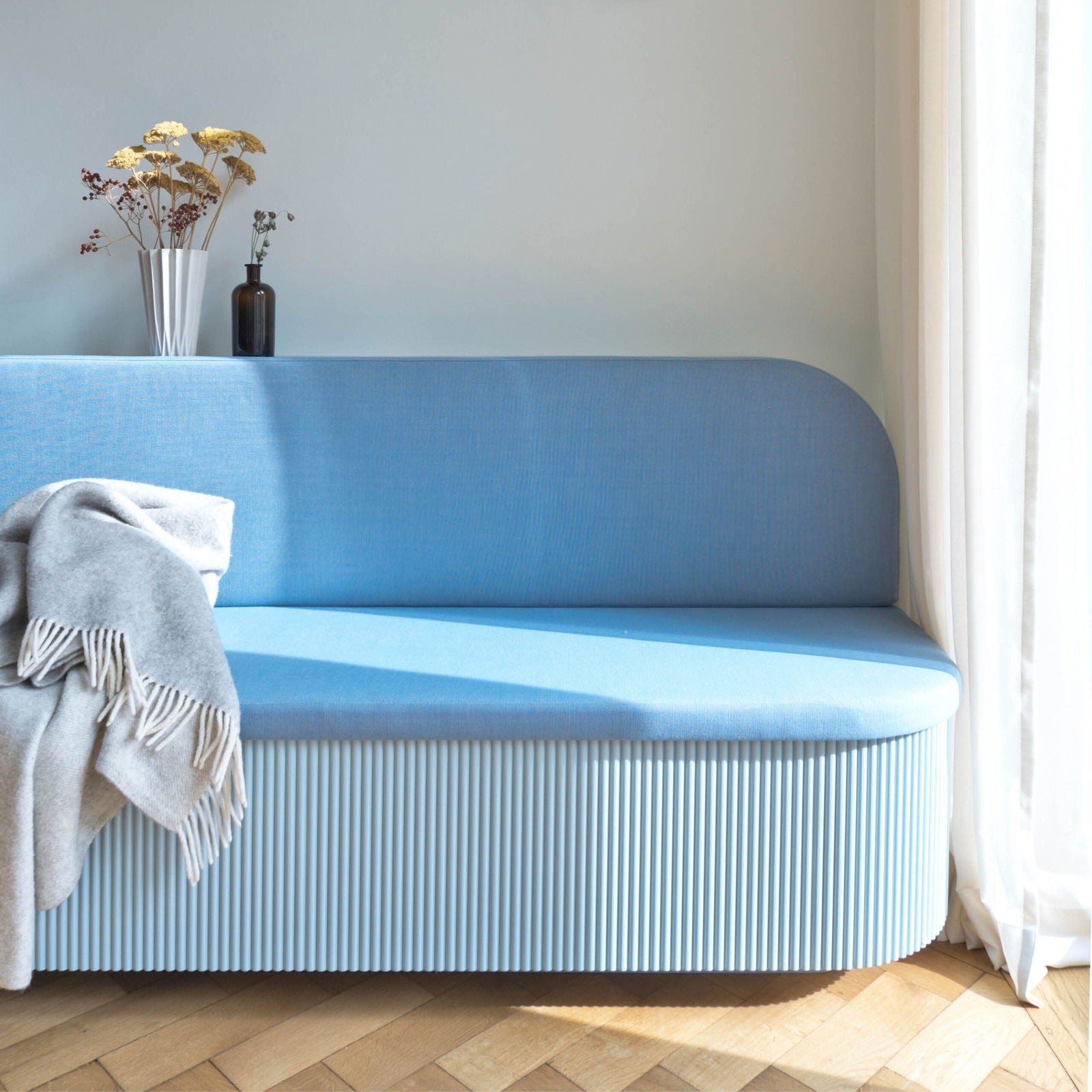 RIVA  EXTREME (15mm WIDE RIBS) RIBBED PLAIN MDF FLEXIBLE  2500 X 1200 X 6mm THICKNESS
