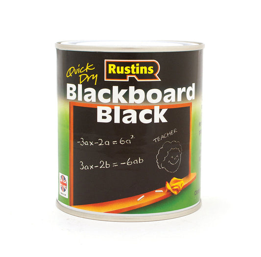 RUSTINS BLACKBOARD BLACK 1 LTR - Woodworkers.ie - 
