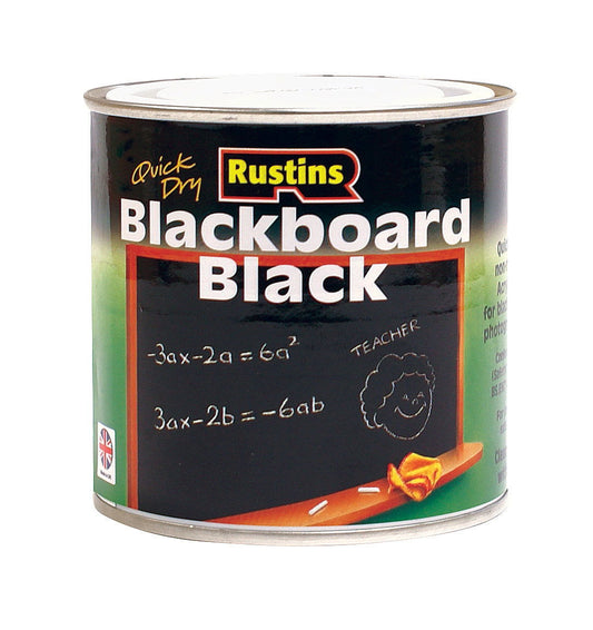 RUSTINS BLACKBOARD BLACK 250 ML - Woodworkers.ie - 