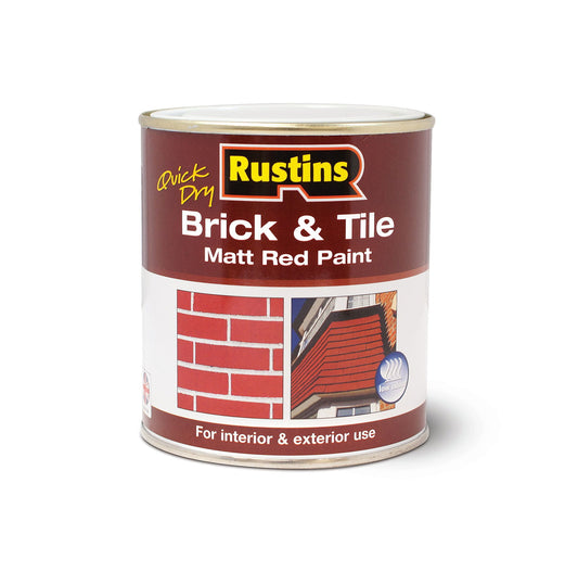 RUSTINS BRICK TILE M/RED 1 LTR - Woodworkers.ie - 