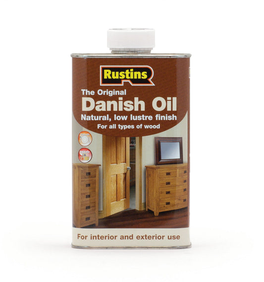 RUSTINS DANISH OIL 1 LTR - Woodworkers.ie - 