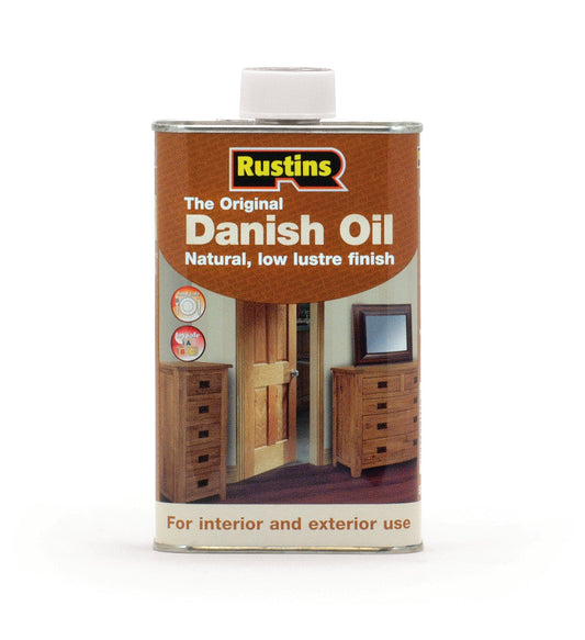 RUSTINS DANISH OIL 500 ML - Woodworkers.ie - 
