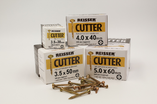Reisser Cutter Wood Screws 5 X 80 - Woodworkers.ie - 