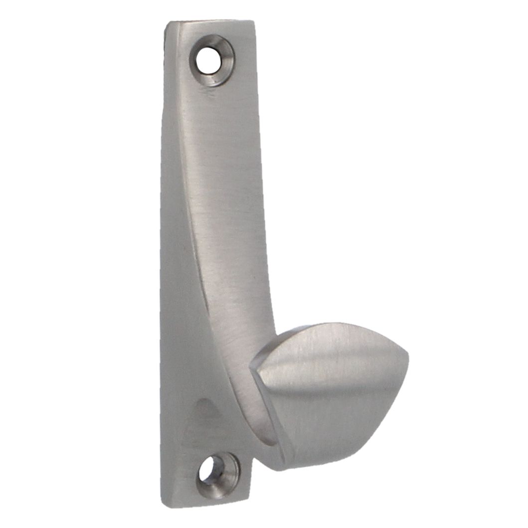 SATIN CHROME COAT HOOK MOD.50 - Woodworkers.ie - 