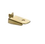 SHELF CLIP  BRASSED FOR 12MM STRIP (COM) - Woodworkers.ie - 