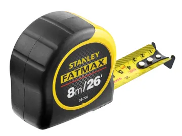 STANLEY 8 METRE FAT MAX MEASURING TAPE - Woodworkers.ie - 