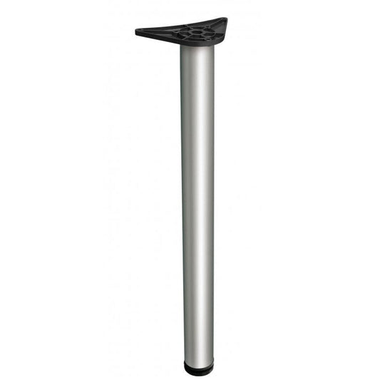 Satin Chrome Leg 1100 X 60mm - Woodworkers.ie - 