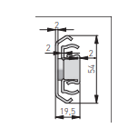 100KG DOUBLE EXTENSION  DRAWER RUNNER (5 Variants )