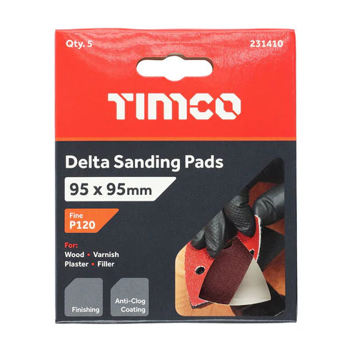 TIMCO 95X95 DELTA SANDING PADS