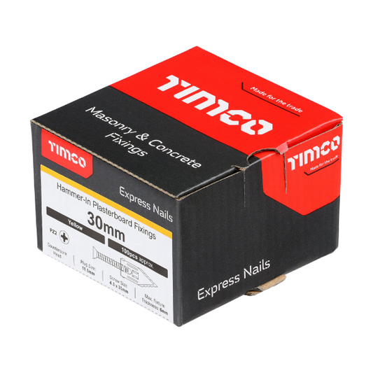 Timco Hammer In Plasterboard Fixing - Woodworkers.ie - 