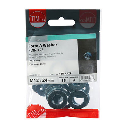 Timco M12  Form Washer Pk15 - Woodworkers.ie - 