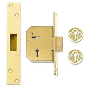 UNION 5 LEVER DEAD LOCK 2.5 PB - Woodworkers.ie - 