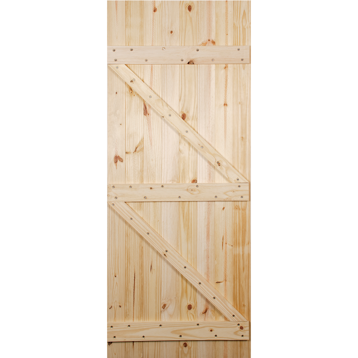 LEDGED/BRACED UTILITY DOOR 80 x 32in x 44mm