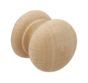 Unfinished Oak Knob 34mm - Woodworkers.ie - 
