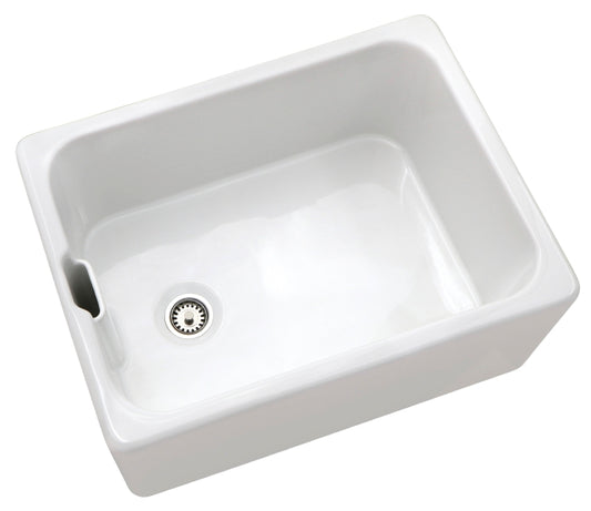 SANINDUSA WHITE CERAMIC BELFAST SINK
