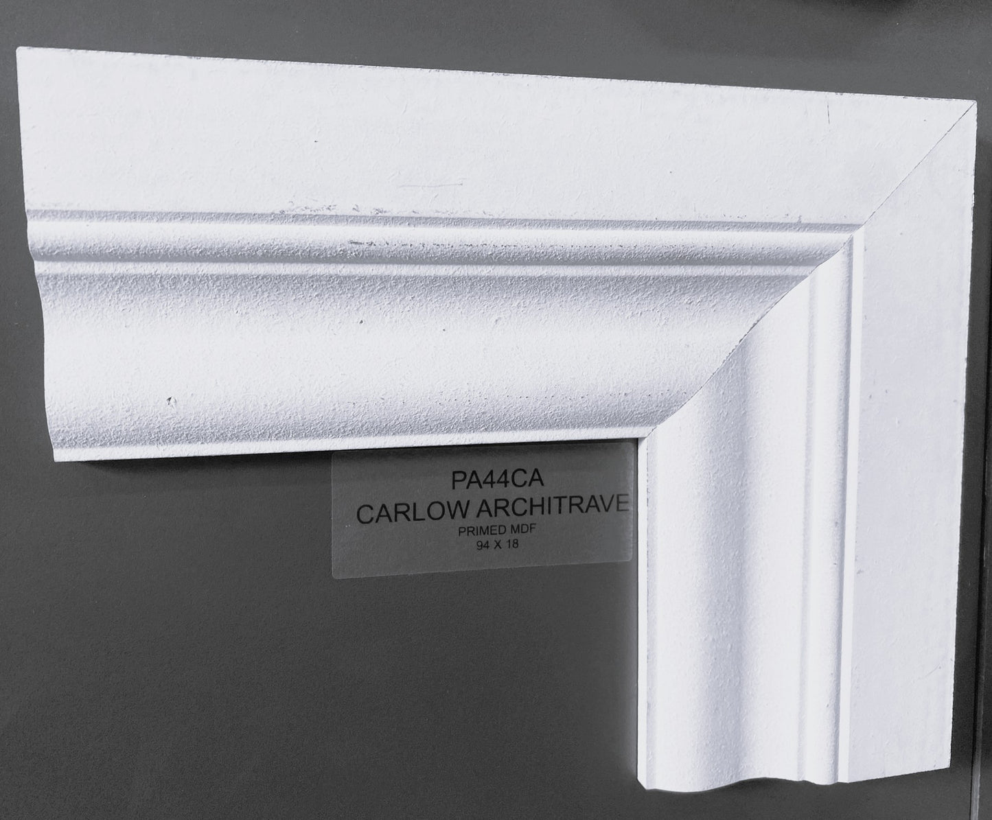Primed MDF Carlow   Architrave 94 X 18  X 4.4Mt Length