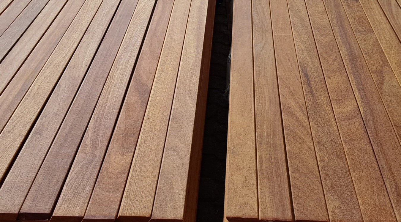 GARAPA HARDWOOD (BRAZIL) 68MM X 21MM RHOMBUS  PROFILE  X 3.05MT