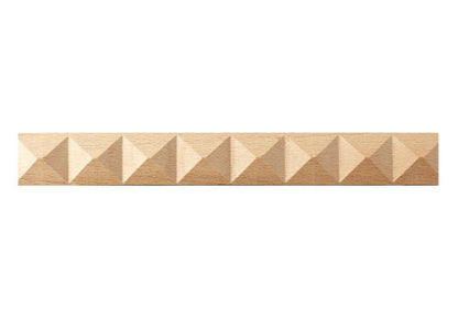 DECORATIVE MOULDING PYRAMID  SHAPED  16MM  X 2440MM