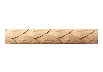DECORATIVE  MOULD LEAF PATTERN   40MM X 10MM   X 2440MM  LONG