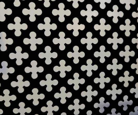 NO.4 LARGE CLUB PATTERN  BLACK
