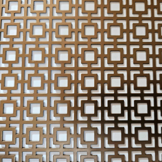 NO.5 MAZE PATTERN BRONZE ANODISED