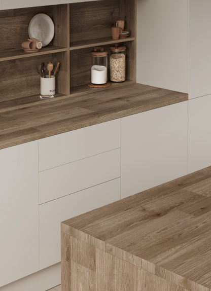 WORKTOP NAVIA BROWN FINSA QUARE  EDGE 3660 X 600 X 38MM