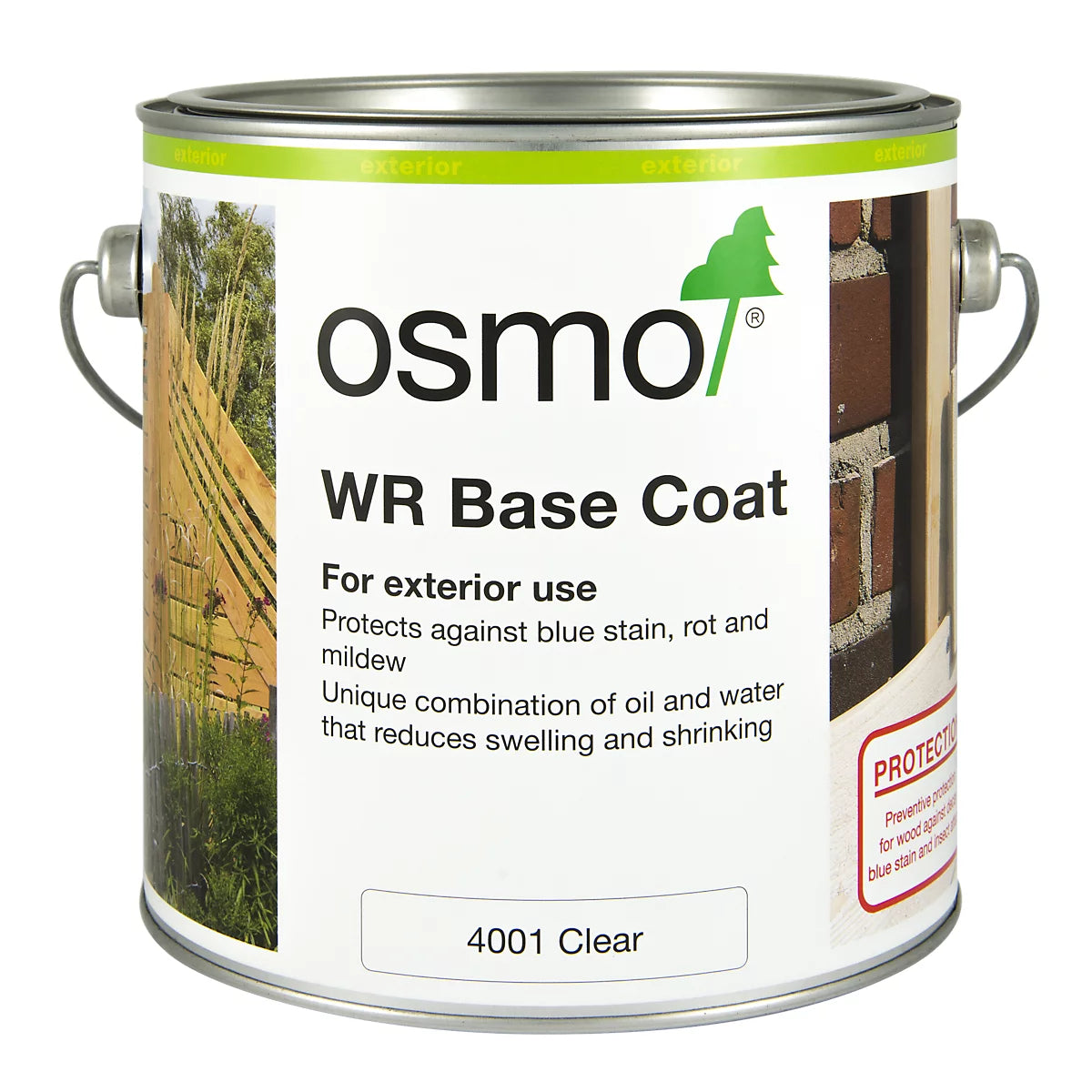OSMO WR  BASECOAT CLEAR  (FOR SOFTWOOD EXTERIOR) 750ML
