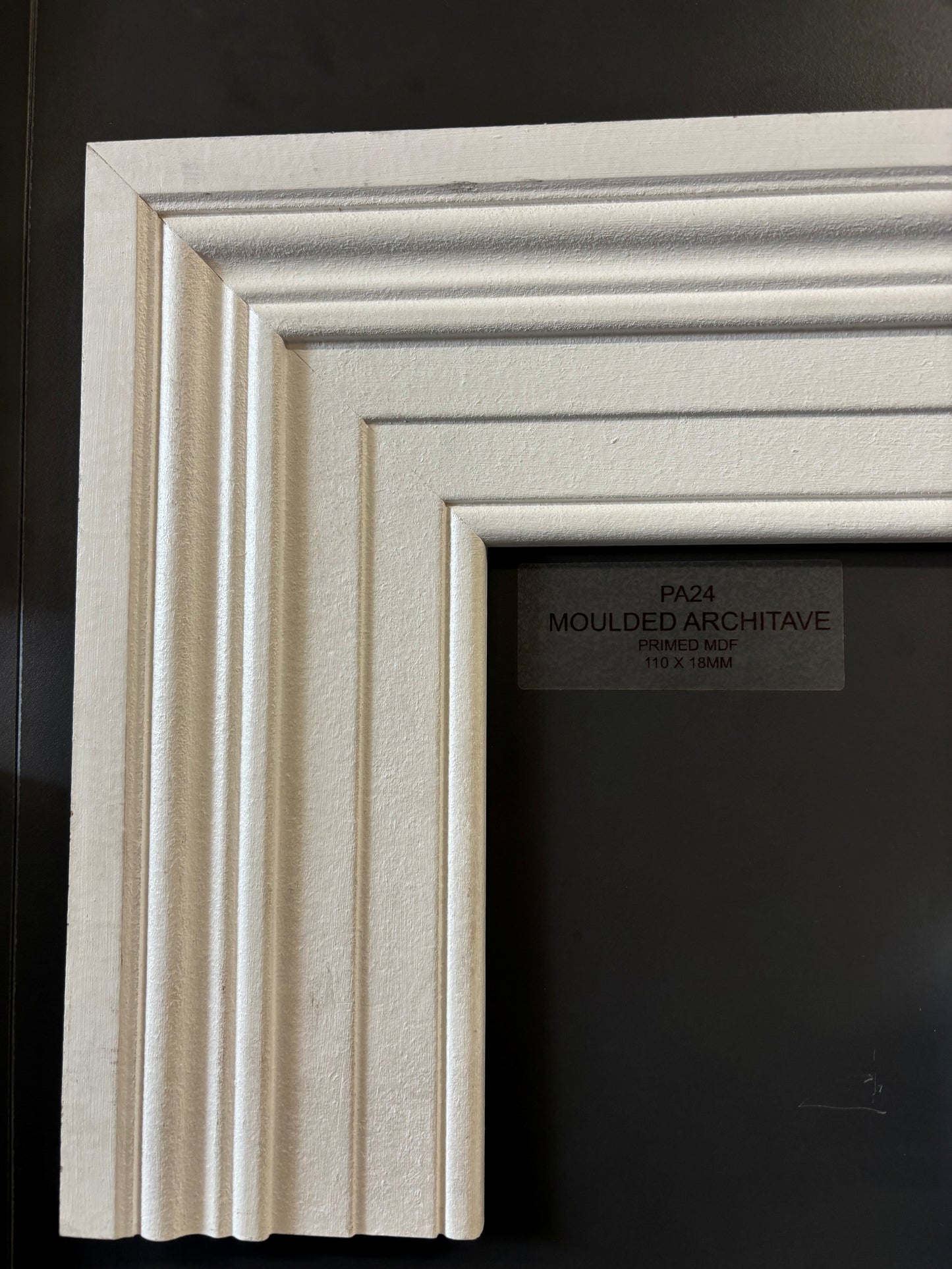 Primed MDF  Architrave Moulded 2.4Mt X 110 X 18